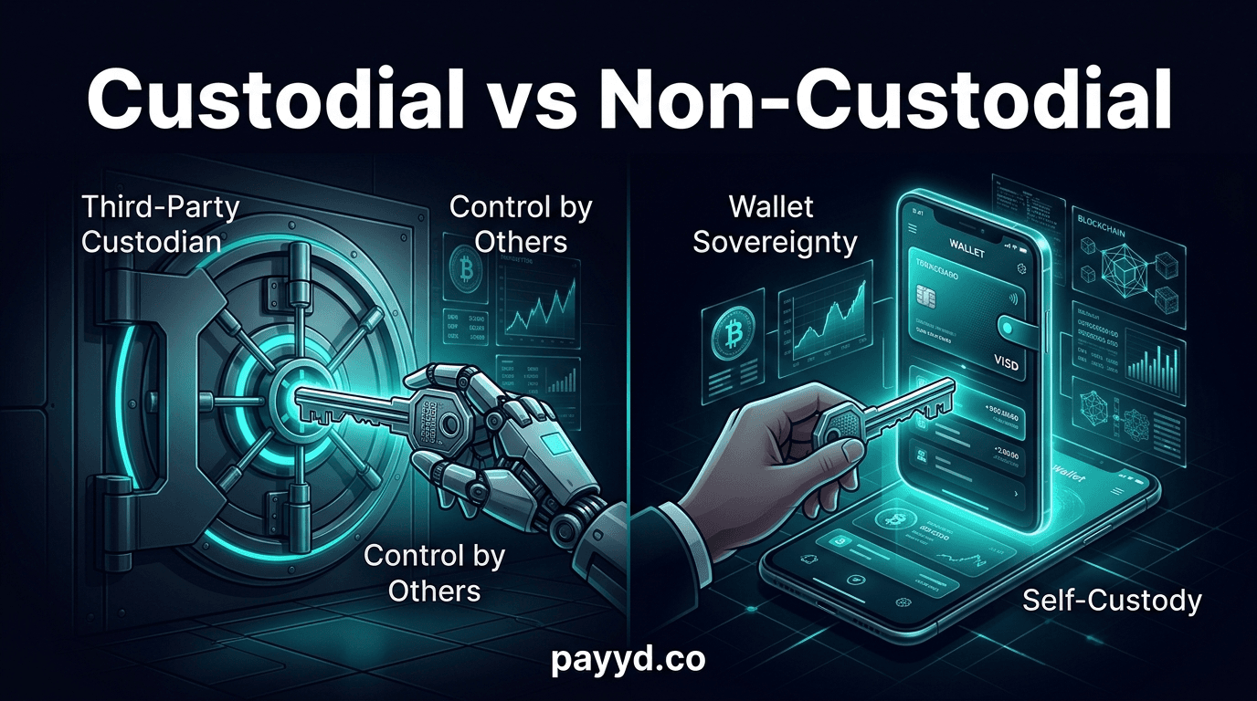 Custodial vs Non-Custodial Crypto: What It Means for Payments