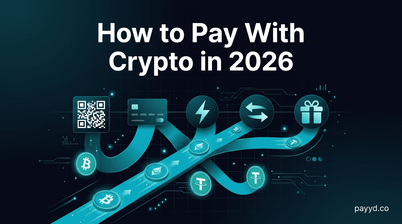 How to Pay With Crypto in 2026 — 5 Methods Compared