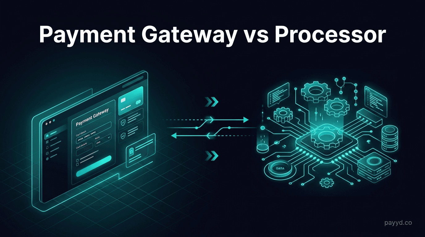 Payment Gateway vs Payment Processor: What's the Difference?