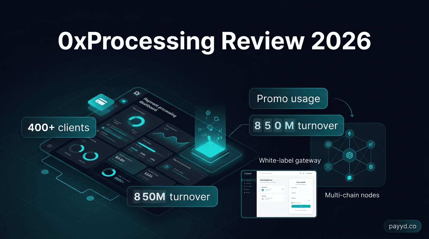 0xProcessing Review 2026 — White-Label Crypto Gateway With $850M+ Track Record